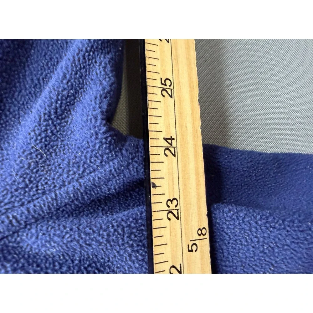 The North Face Fleece Jacket Mens Blue Full Zip Mock Neck XXL